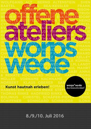 Wo, durch wen und unter welchen Bedingungen entsteht professionelle Kunst? Die Möglichkeit zur Antwortsuche bietet sich jedes Jahr am zweiten Juli-Wochenende im Künstlerdorf Worpswede, wenn Kunstschaffende ihre Ateliers öffnen und sich bei der Arbeit über die Schulter schauen lassen.